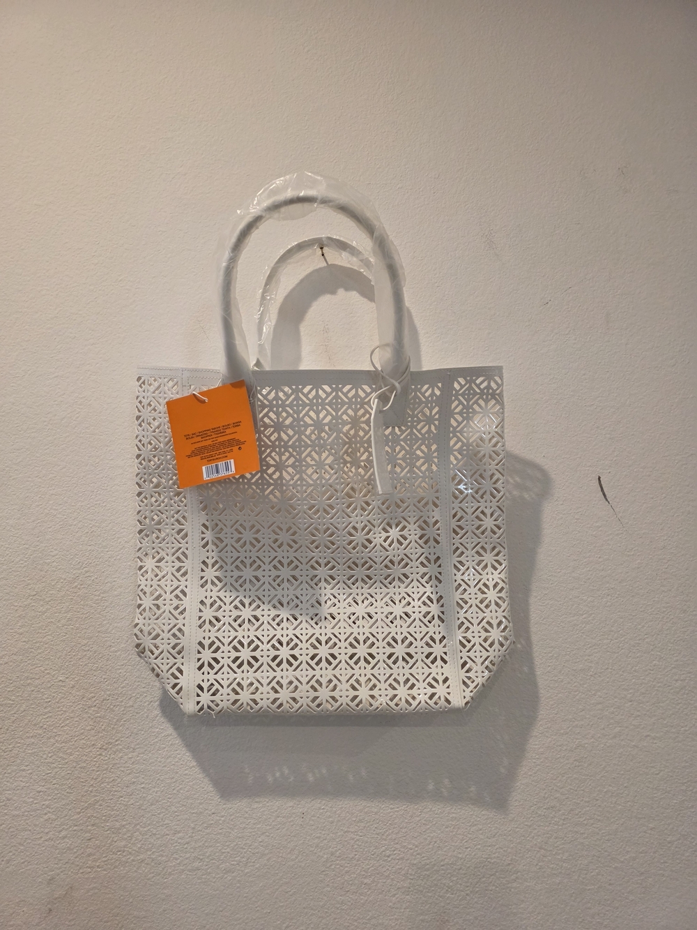 Tory Burch PVC Laser-Cut Tote Bag NWT